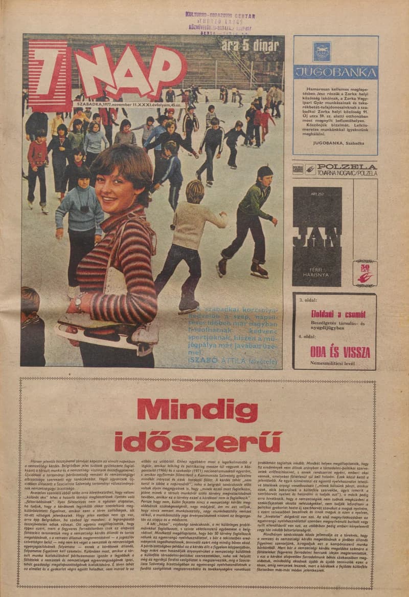 7 Nap, 32. évf. 1977. november 11. 45. sz. 1–24. oldal