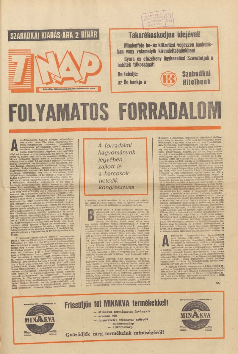 7 Nap, 29. évf. 1974. június 28. 26. sz. 1–28. oldal