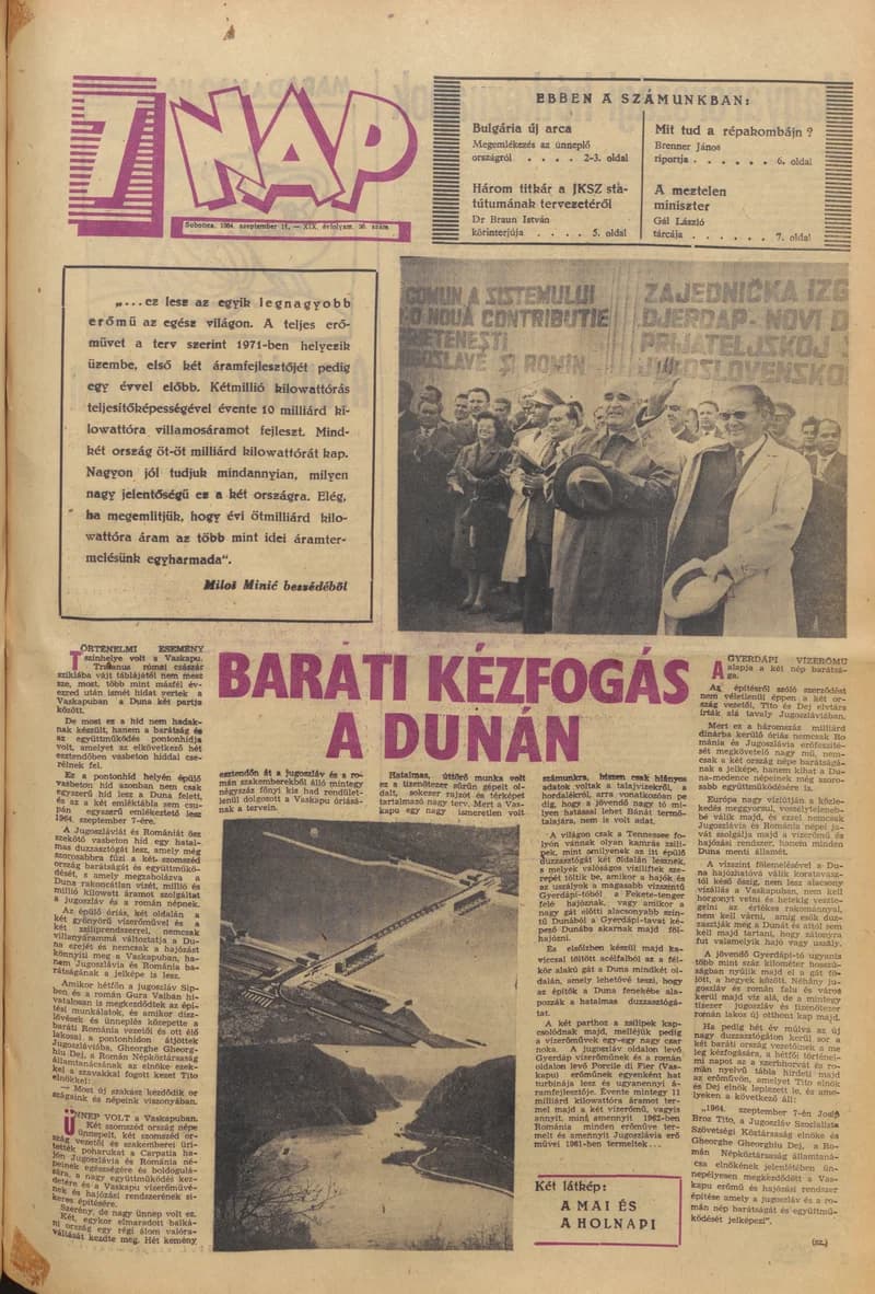 7 Nap, 19. évf. 1964. szeptember 11. 36. sz. 1–20. oldal