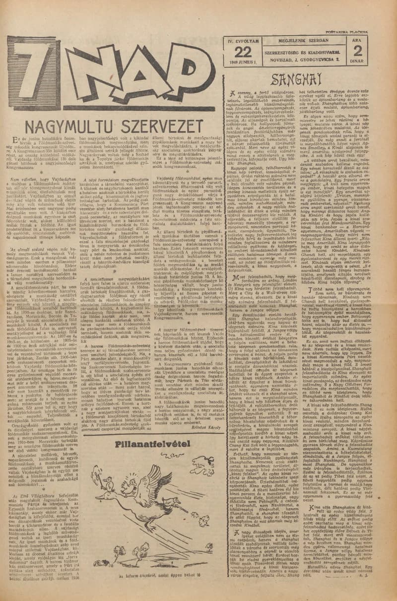 7 Nap, 4. évf. 1949. június 1. 22. sz. 1–4. oldal