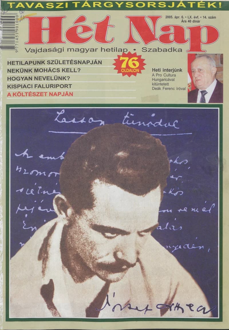 7 Nap, 60. évf. 2005. április 6. 14. sz.
