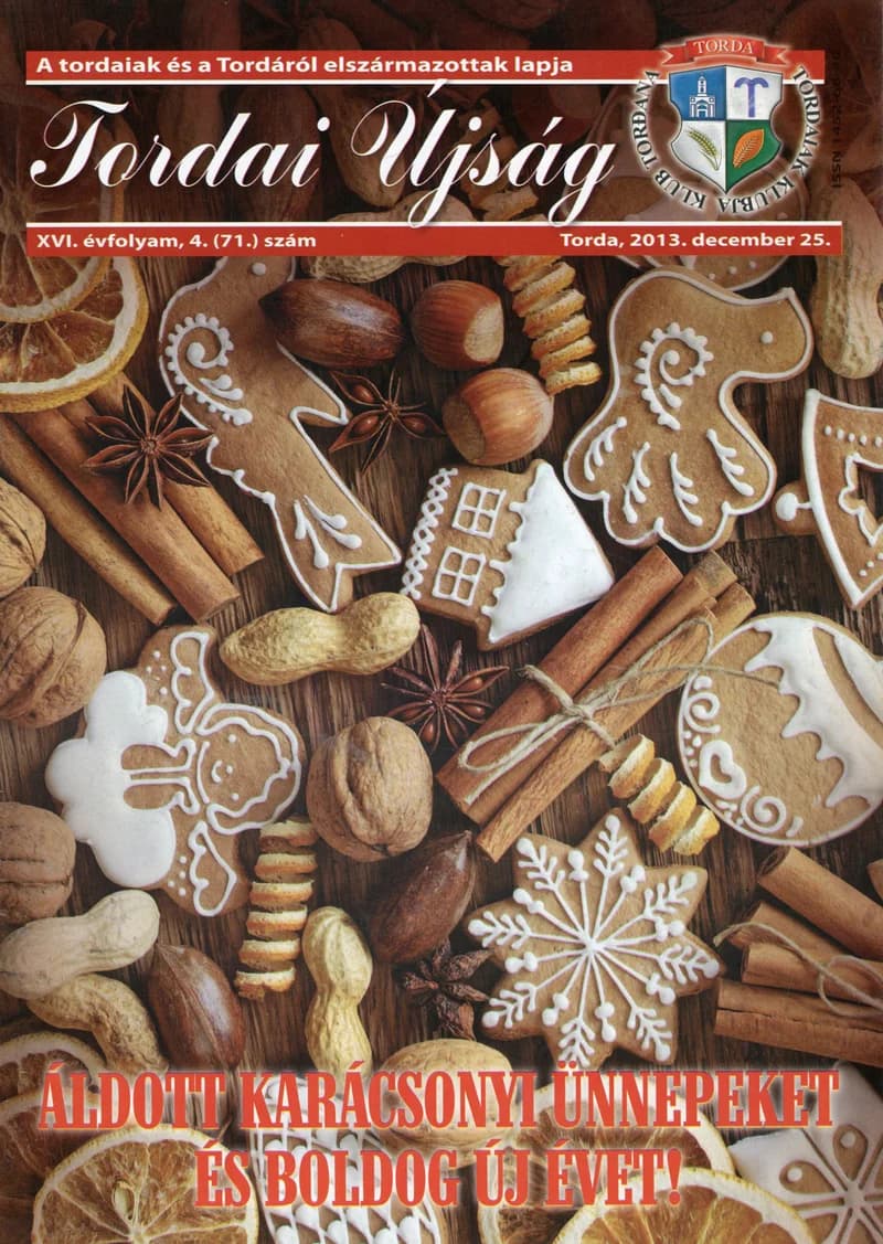 Tordai Újság, 16. évf. 2013. december 25. 4. sz. 1–20. oldal