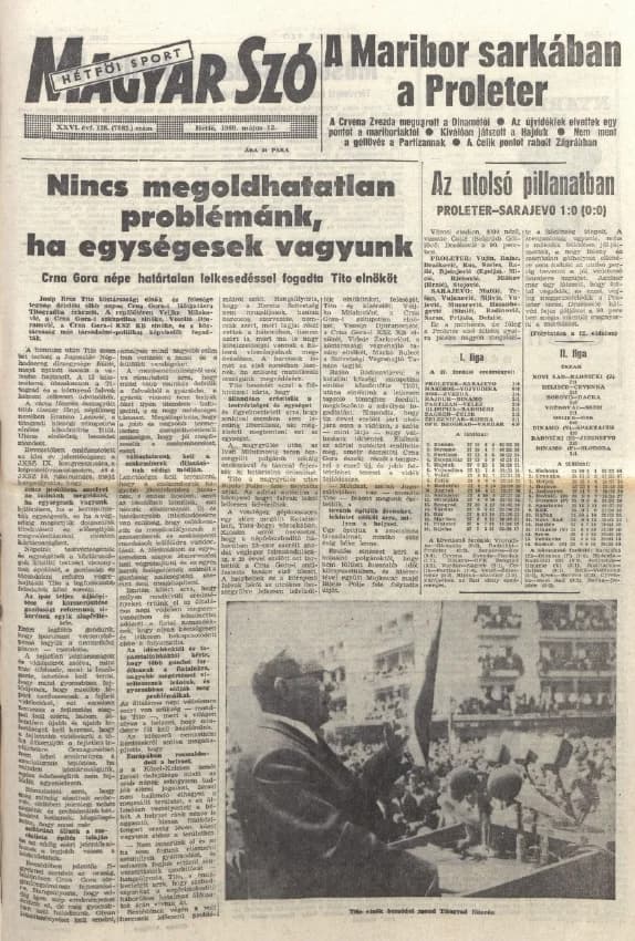 Magyar Szó, 26. évf. 1969. május 12. 128. sz. 1–16. oldal