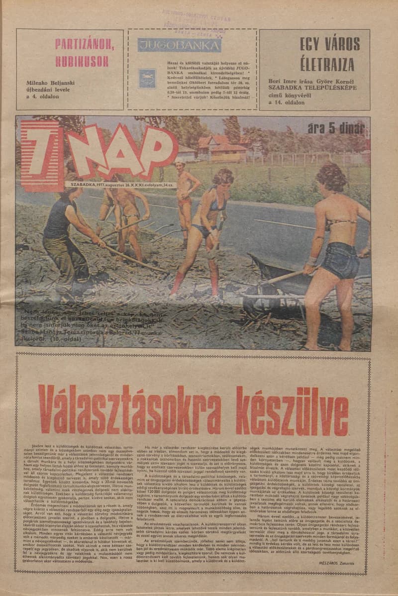 7 Nap, 32. évf. 1977. augusztus 26. 34. sz. 1–20. oldal