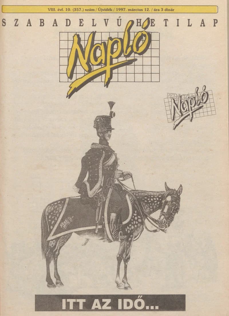 Napló - Szabadelvű hetilap, 8. évf. 1997. március 12. 357. sz.