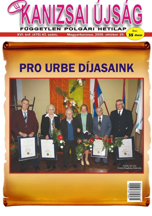 Új Kanizsai Újság, 16. évf. 2009. október 29. 43. sz.