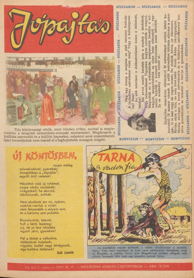 Jó Pajtás, 13. évf. 1959. szeptember 17. 13. sz.