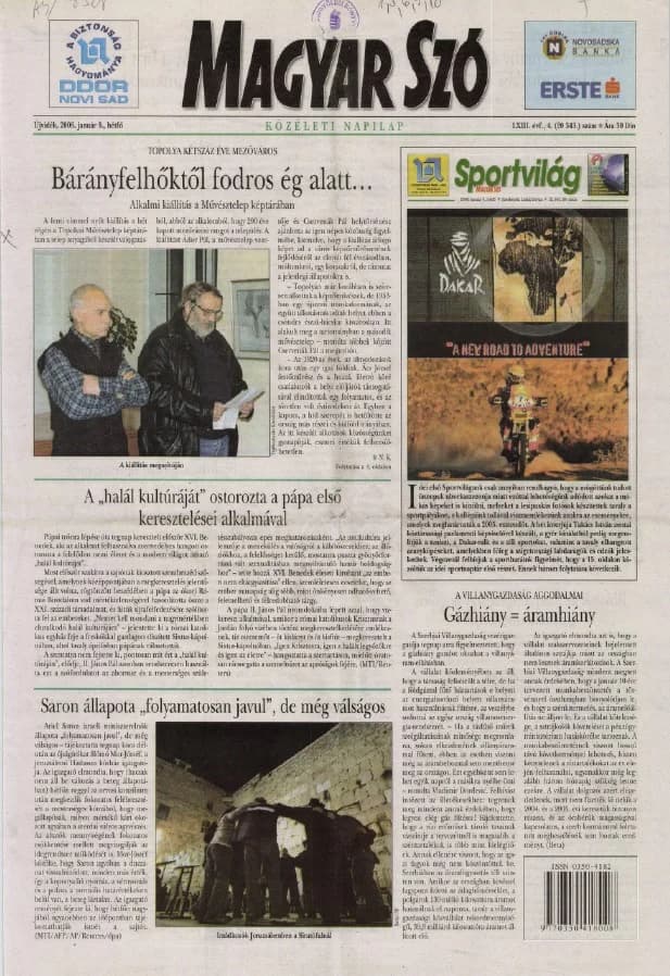 Magyar Szó, 63. évf. 2006. január 9. 4. sz. 1–12. oldal