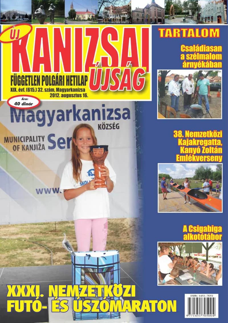 Új Kanizsai Újság, 19. évf. 2012. augusztus 16. 32. sz.