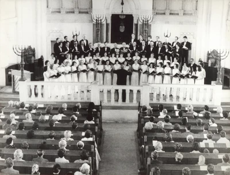 Kórus a zsinagógában