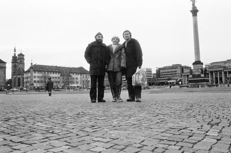 NSZK - Stuttgartban  Göncz Jánosnál