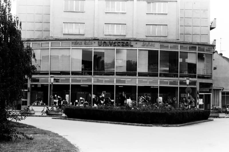 Magyarkanizsa: áruház, főutca, városháza