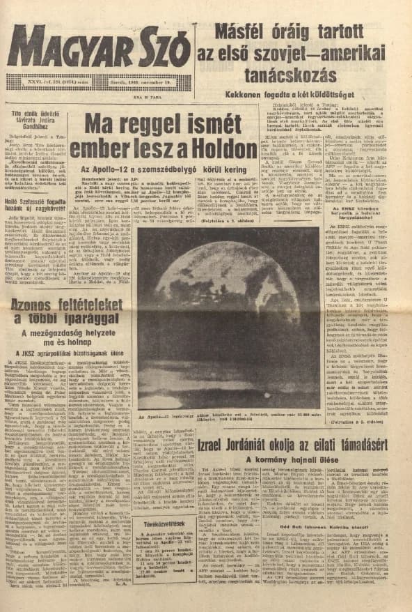 Magyar Szó, 26. évf. 1969. november 19. 320. sz. 1–16. oldal