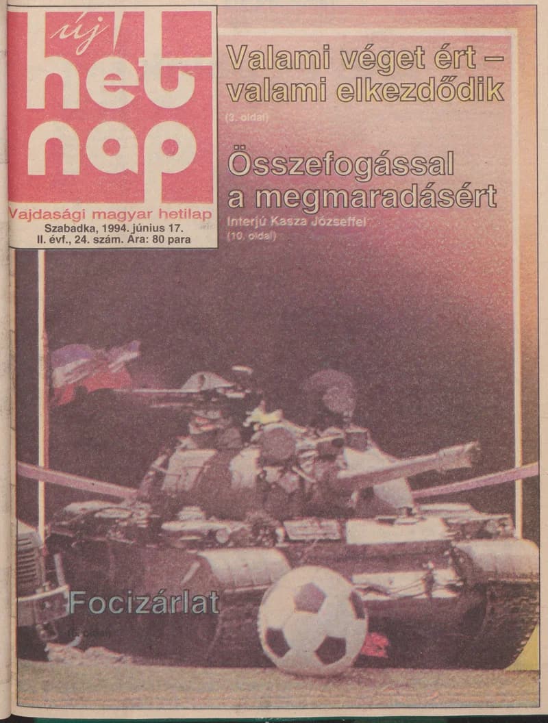 Új Hét Nap, 2. évf. 1994. június 17. 24. sz.