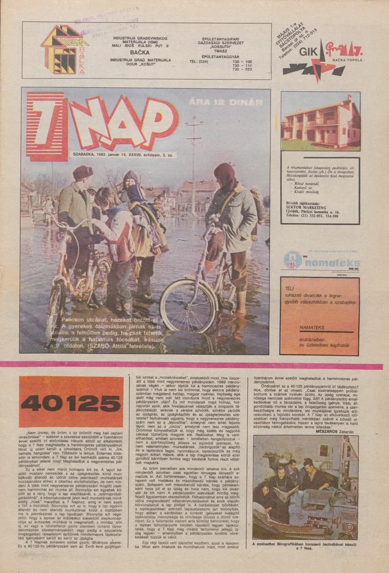 7 Nap, 37. évf. 1982. január 15. 3. sz. 1–16. oldal