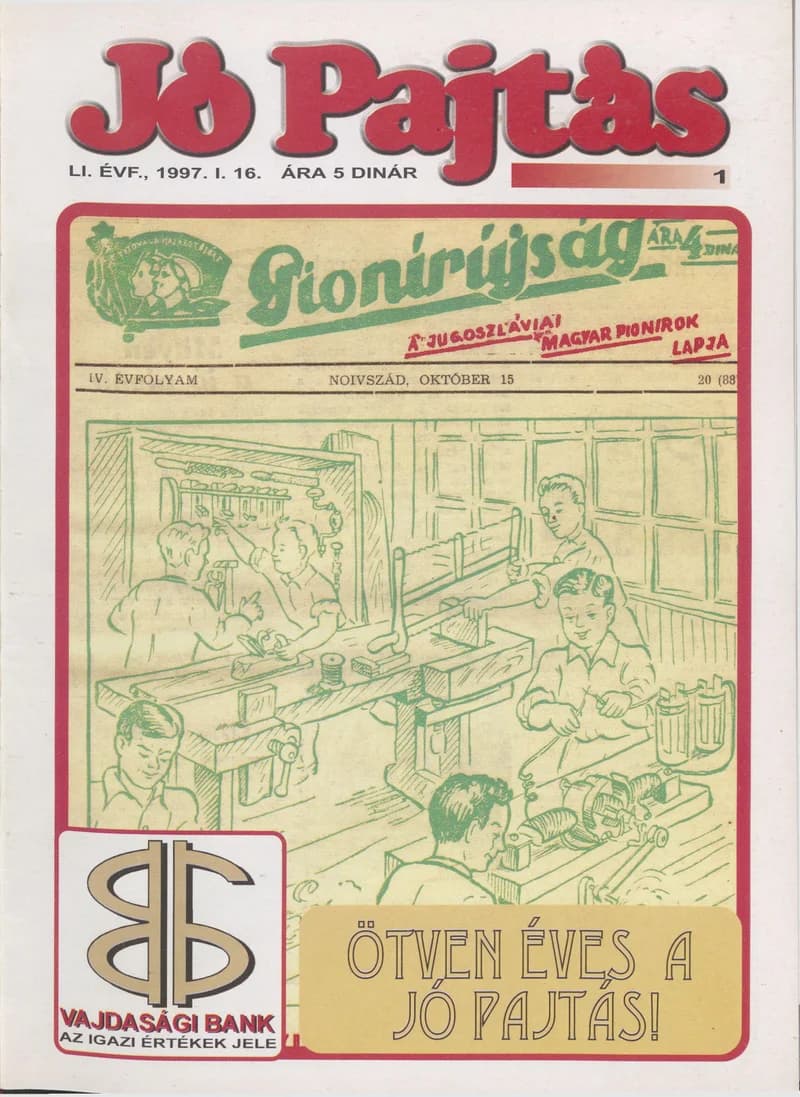 Jó Pajtás, 51. évf. 1997. január 16. 1. sz.