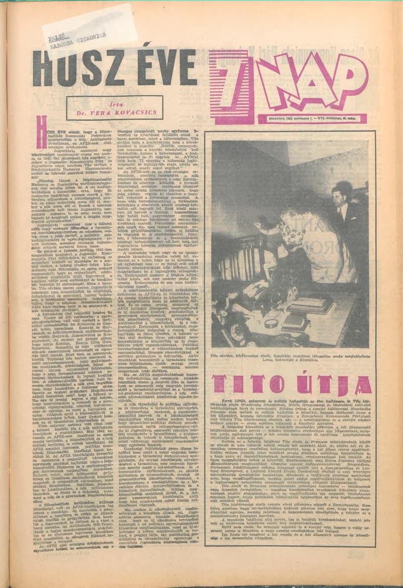 7 Nap, 17. évf. 1962. december 7. 48. sz. 1–24. oldal
