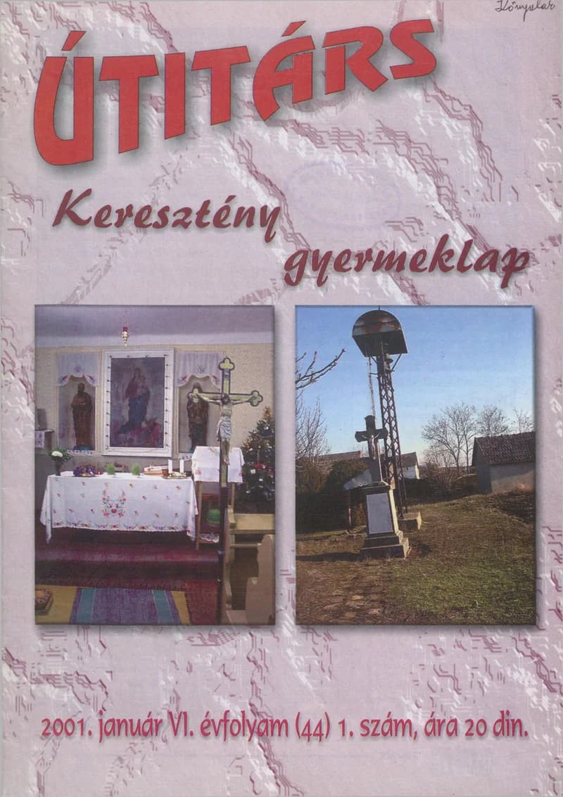 Útitárs, 6. évf. 2001. január. 1. sz.