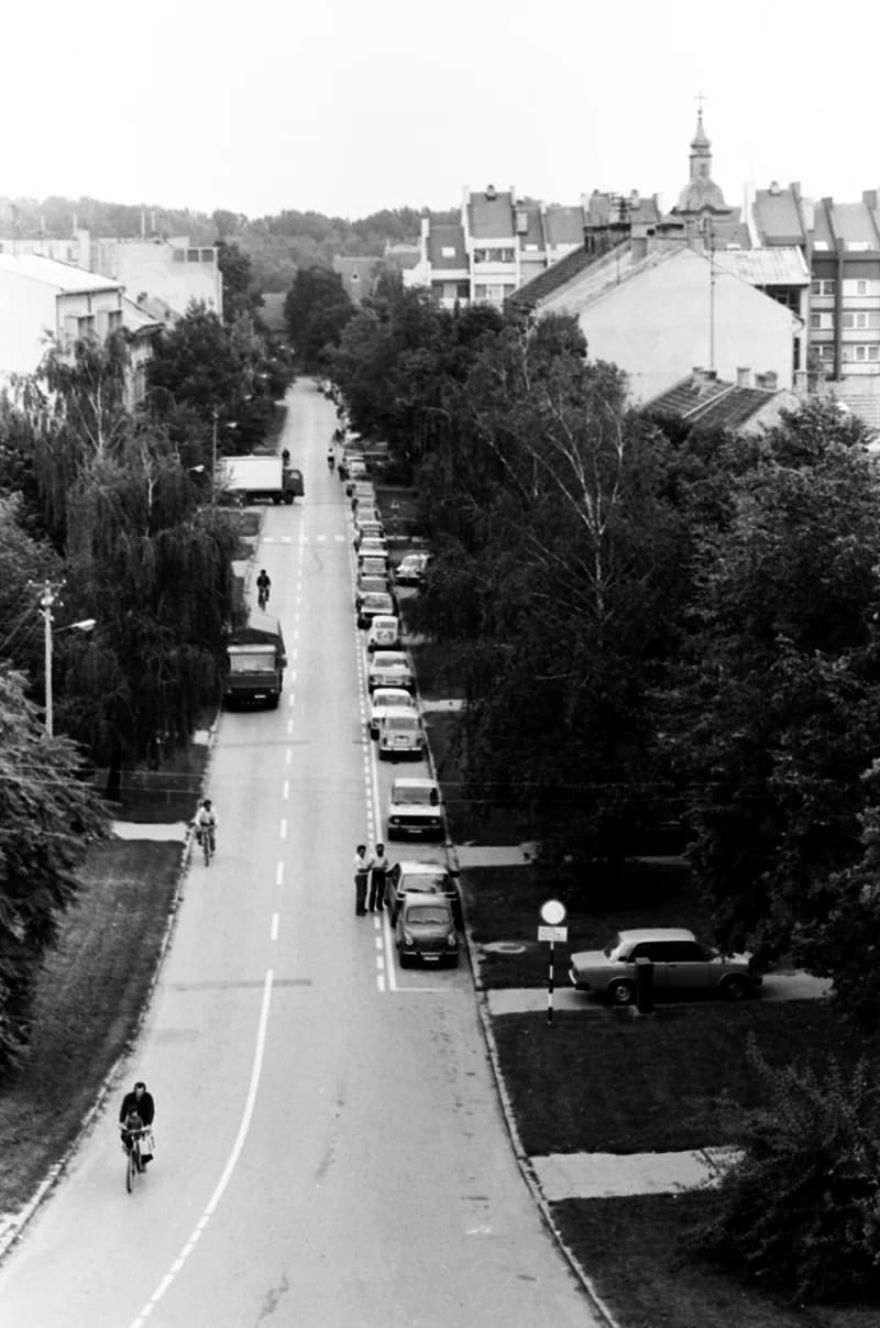 Magyarkanizsa: áruház, főutca, városháza