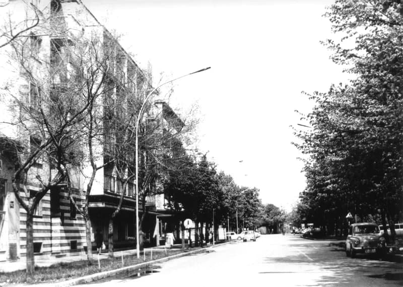 A zentai Petőfi Sándor fő utca a központban