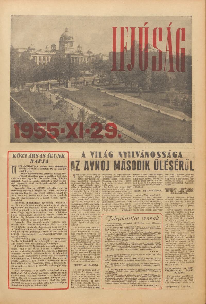 Ifjúság, 11. évf. 1955. november 26. 528. sz.