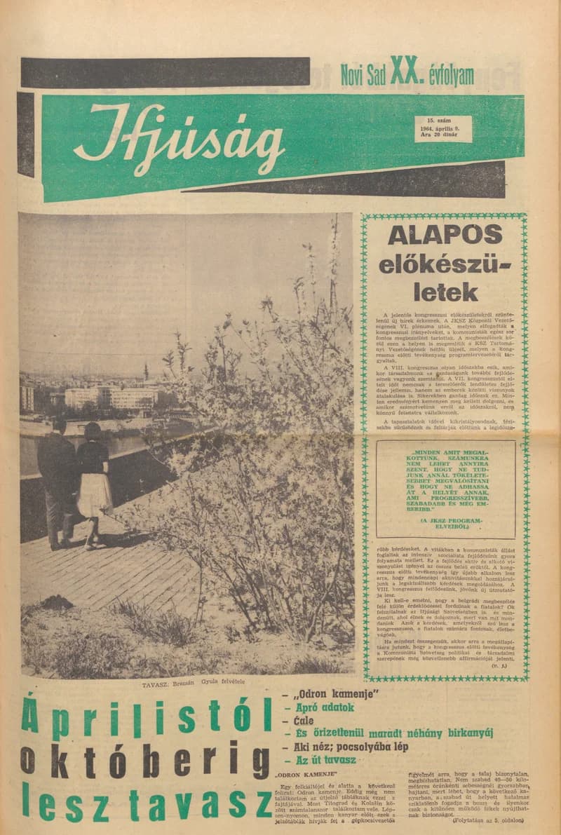 Ifjúság, 20. évf. 1964. április 9. 15. sz.
