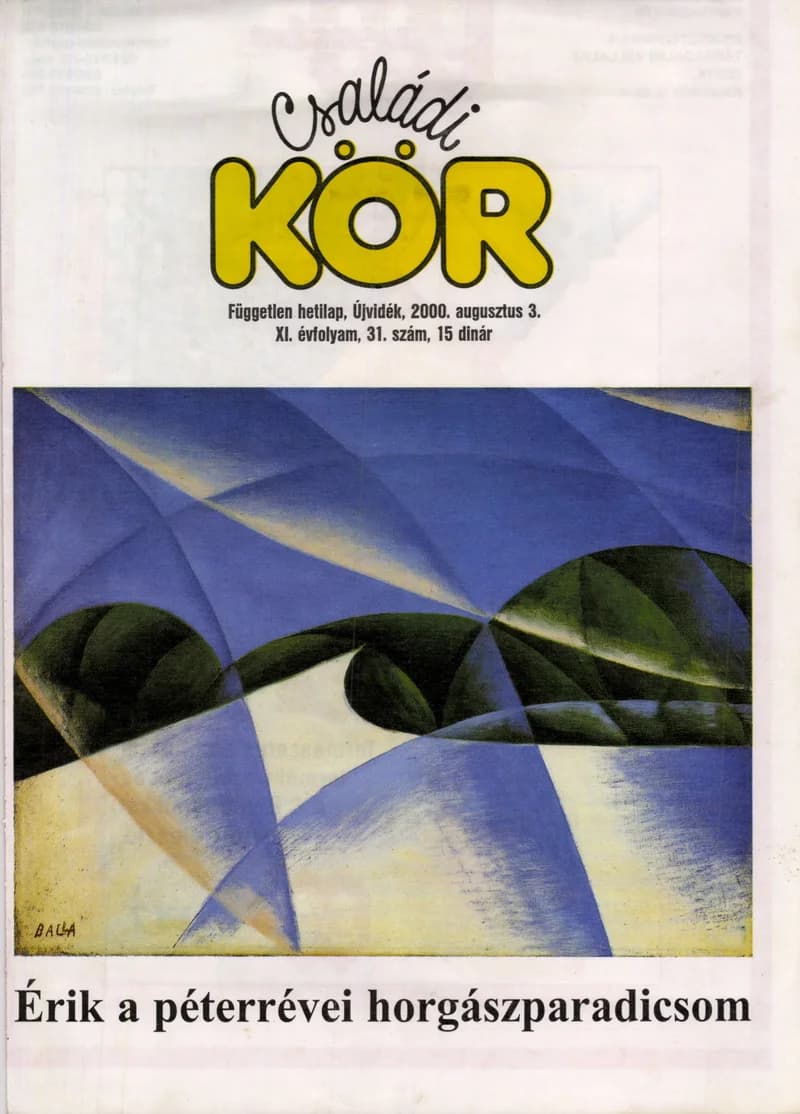 Családi Kör, 11. évf. 2000. augusztus 3. 31. sz.