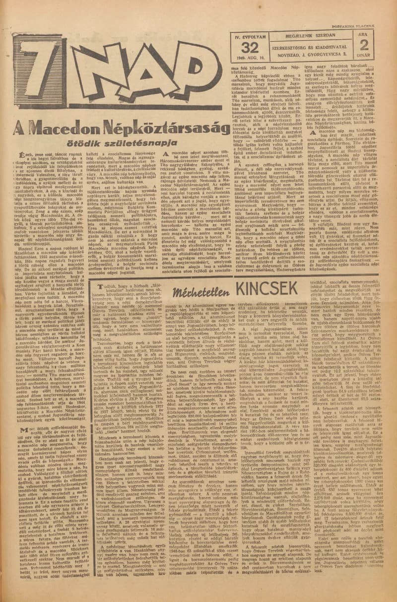 7 Nap, 4. évf. 1949. augusztus 10. 32. sz. 1–4. oldal