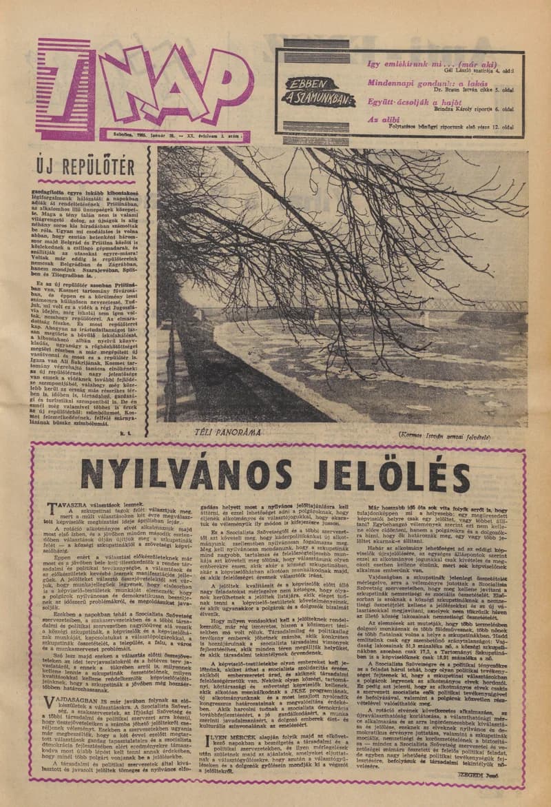 7 Nap, 20. évf. 1965. január 22. 3. sz. 1–20. oldal