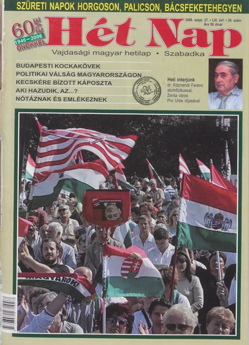 7 Nap, 61. évf. 2006. szeptember 27. 39. sz.