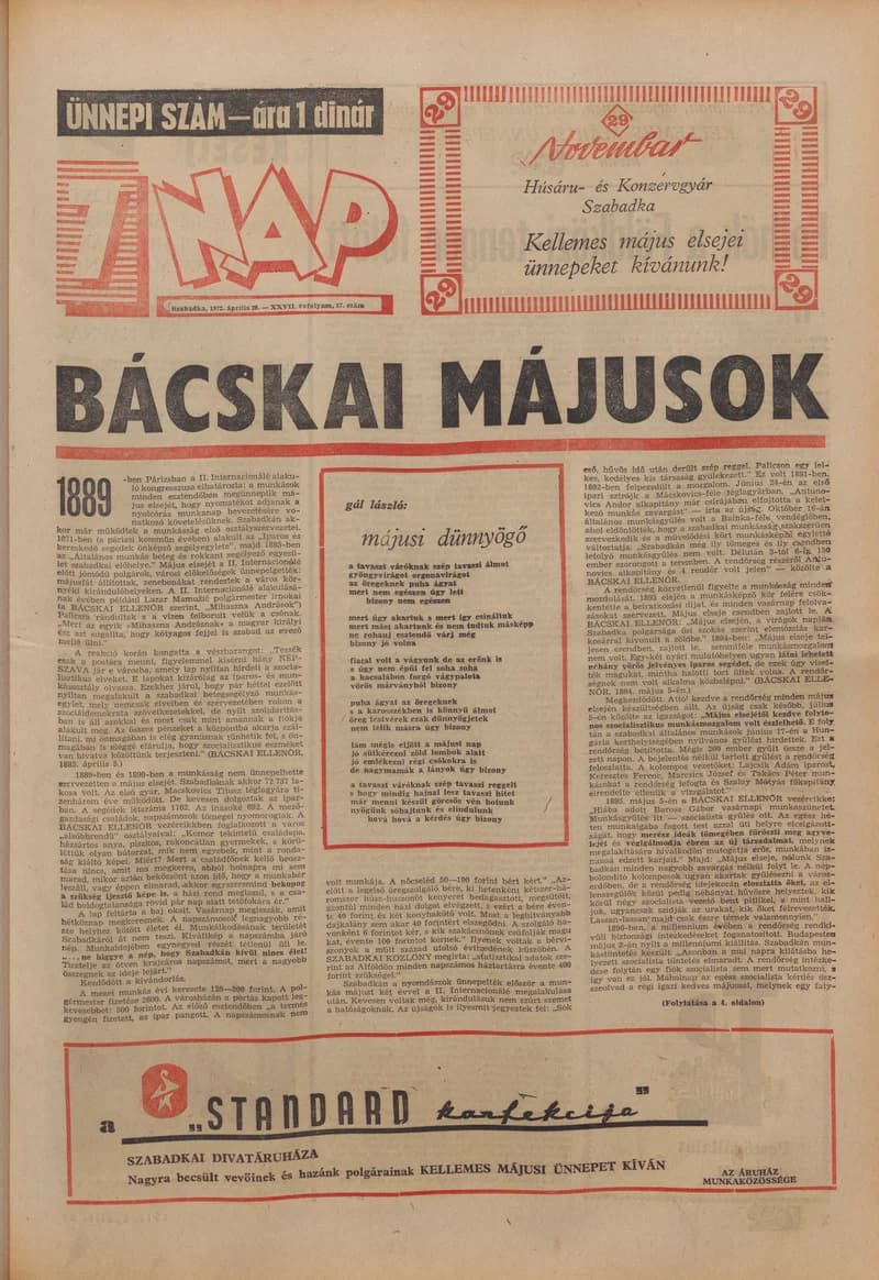 7 Nap, 27. évf. 1972. április 28. 17. sz. 1–36. oldal