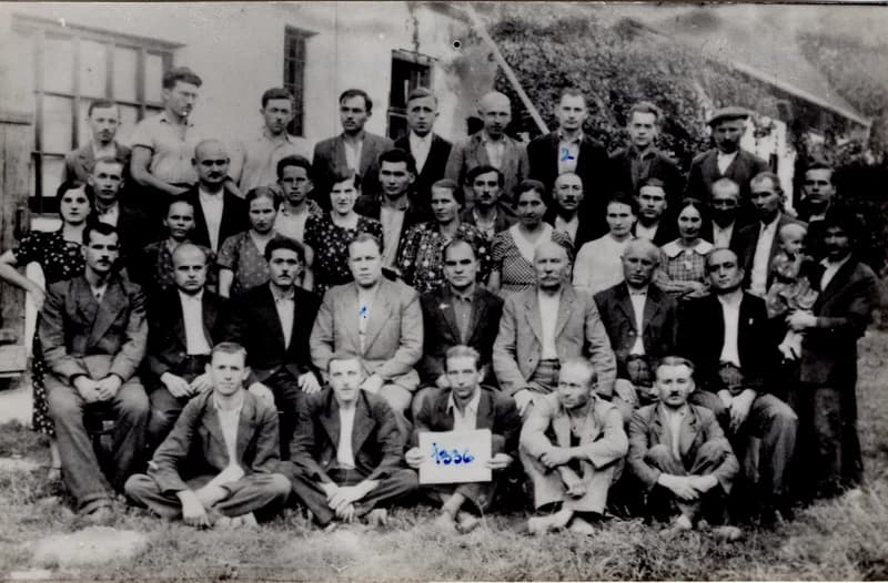 A zentai asztalosok sztrájkjának résztvevői (1936)