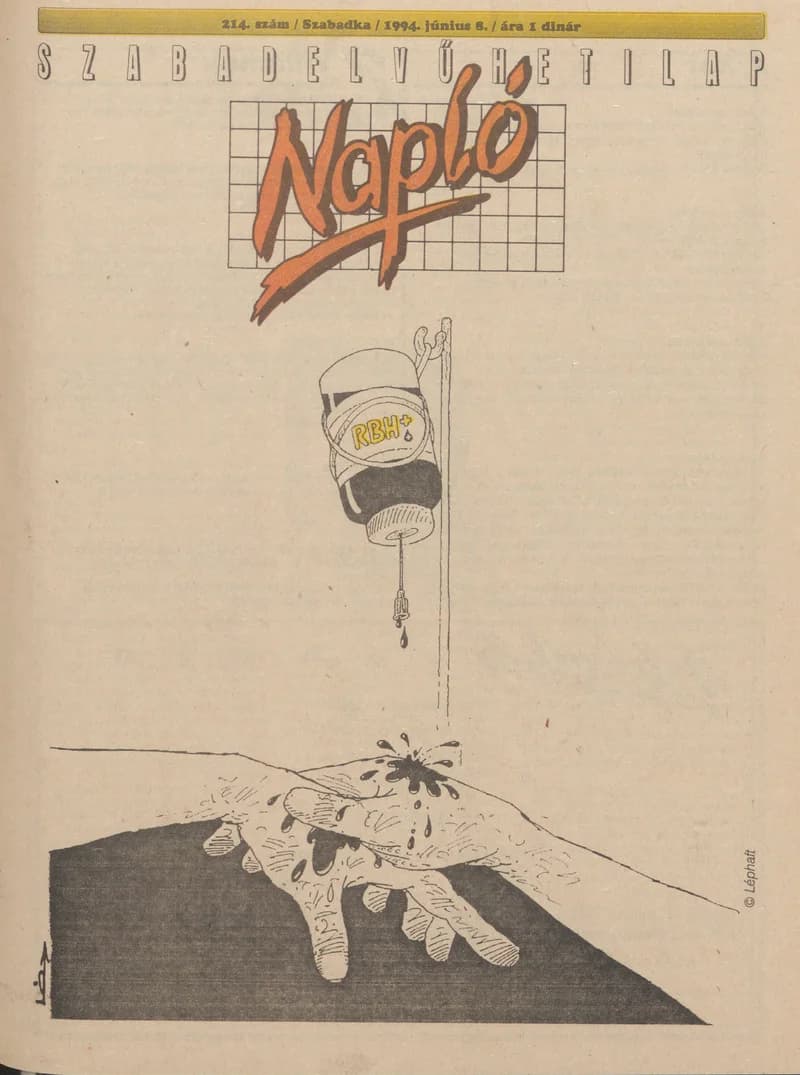 Napló - Szabadelvű hetilap, 5. évf. 1994. június 8. 214. sz.