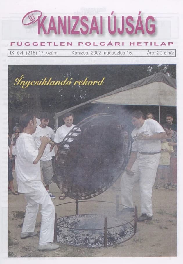 Új Kanizsai Újság, 9. évf. 2002. augusztus 15. 17. sz.