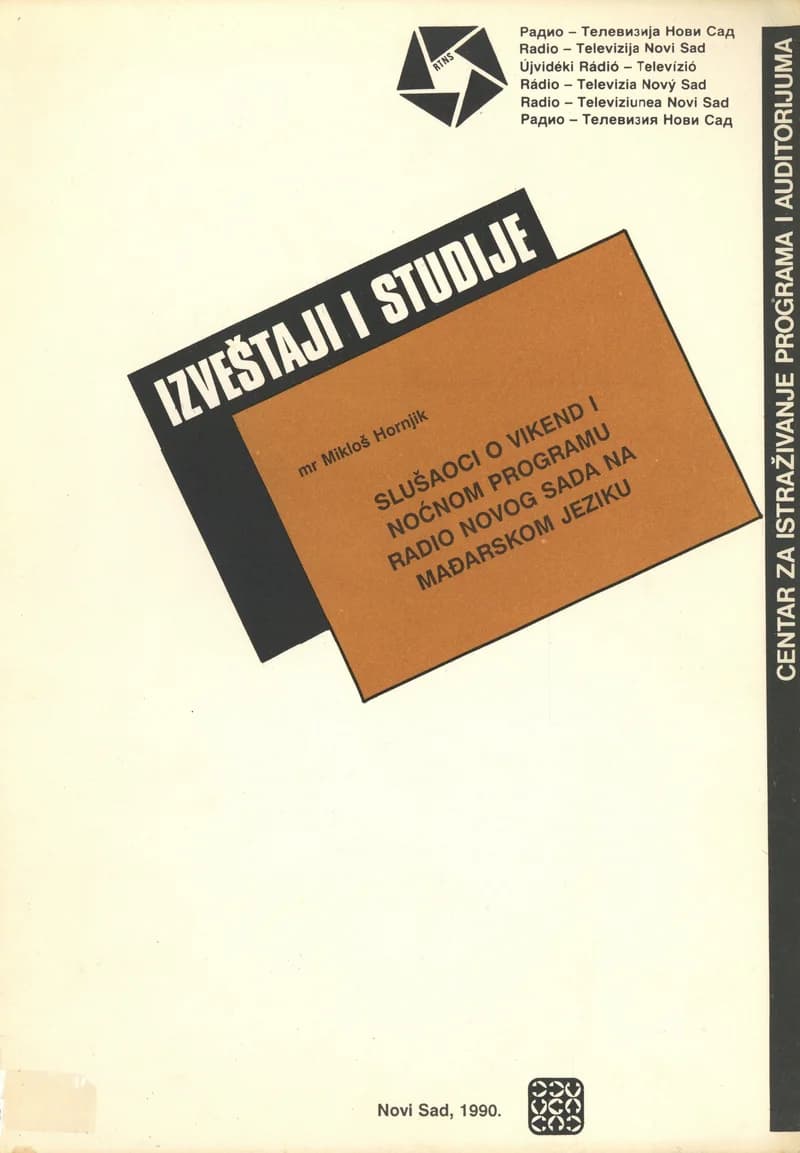 Slušaoci o vikend i noćnom programu Radio Novog Sada na mađarskom jeziku