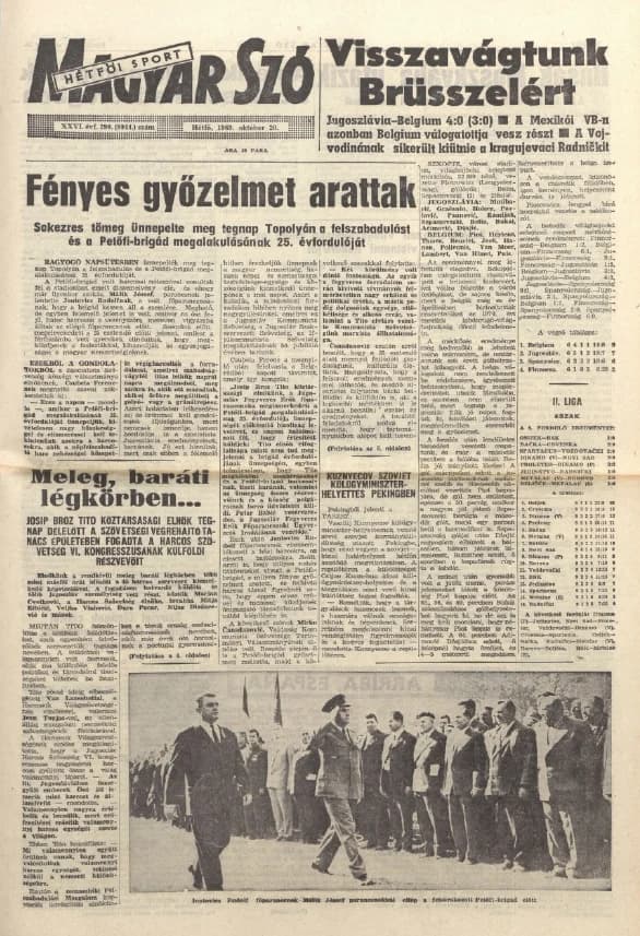 Magyar Szó, 26. évf. 1969. október 20. 290. sz. 1–16. oldal