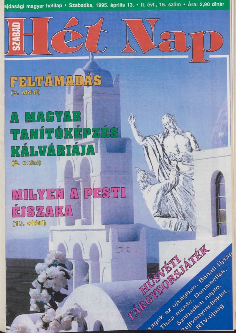 Szabad Hét Nap, 2. évf. 1995. április 13. 15. sz.