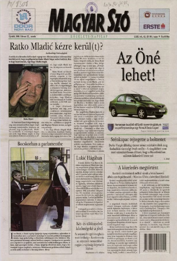 Magyar Szó, 63. évf. 2006. február 22. 42. sz. 1–20. oldal