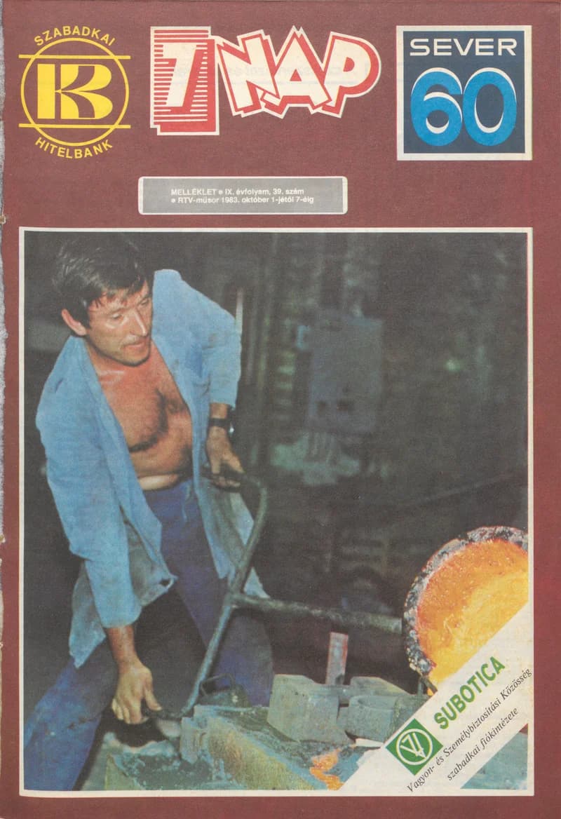 7 Nap melléklet, 9. évf. 1983. október 1. – 7. 39. sz.