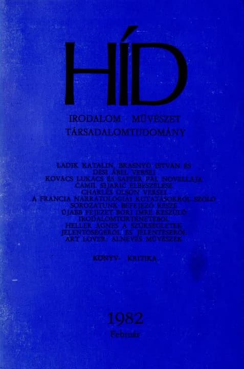 Híd, 46. évf. 1982. február. 2. sz. 145–292. oldal