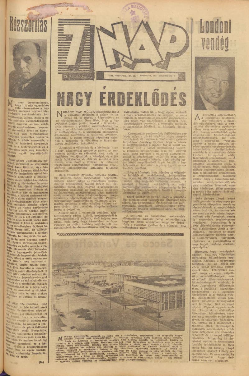 7 Nap, 12. évf. 1957. szeptember 8. 37. sz.