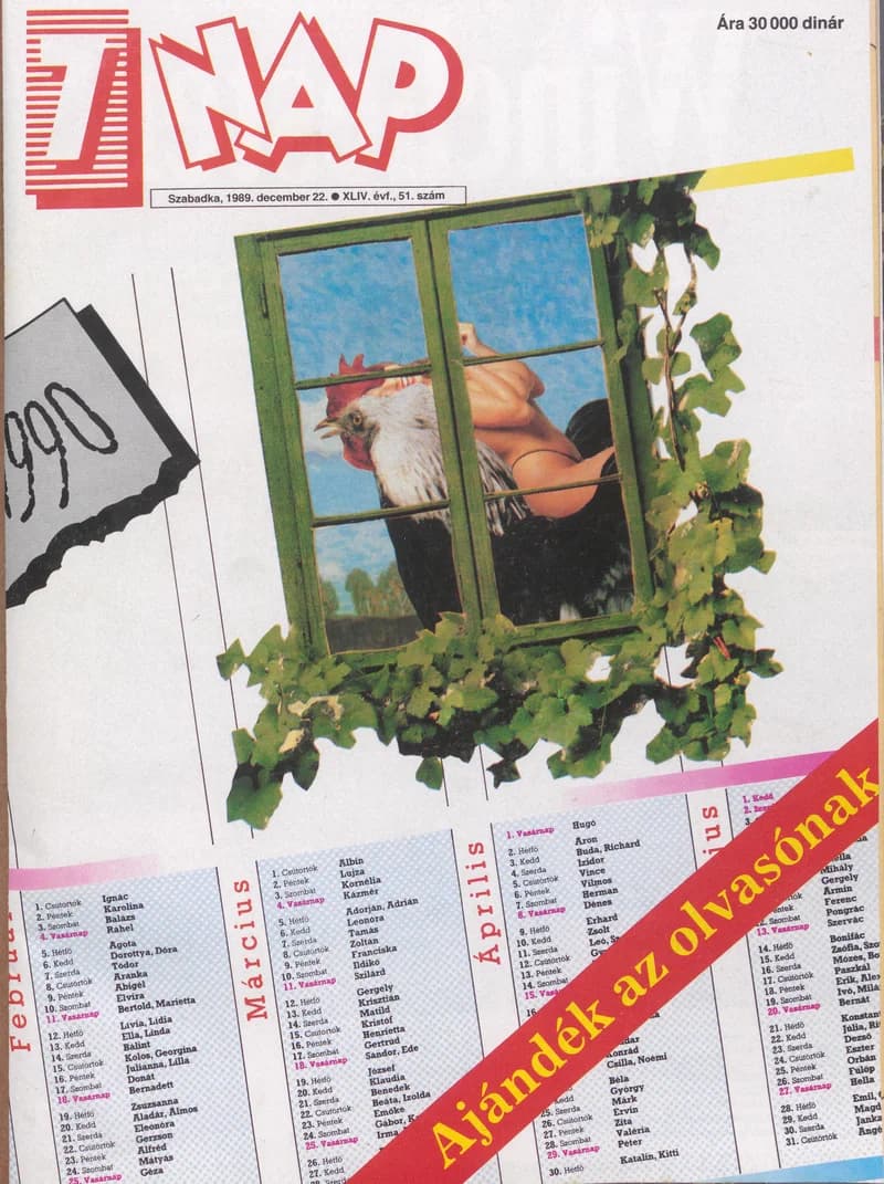 7 Nap, 44. évf. 1989. december 22. 51. sz. 1–68. oldal
