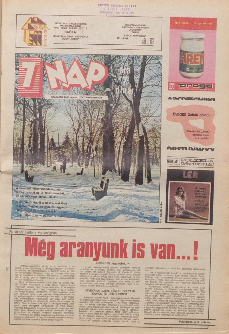 7 Nap, 35. évf. 1980. február 1. 5. sz. 1–24. oldal