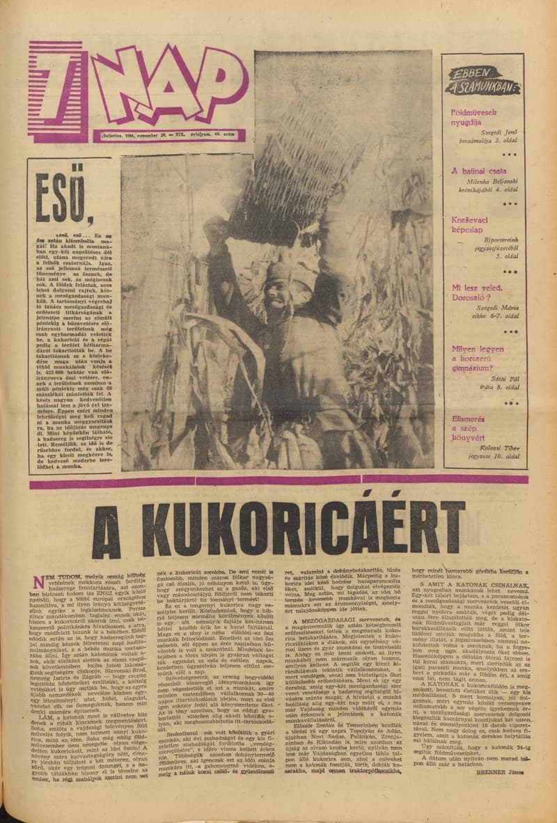7 Nap, 19. évf. 1964. november 20. 46. sz. 1–20. oldal