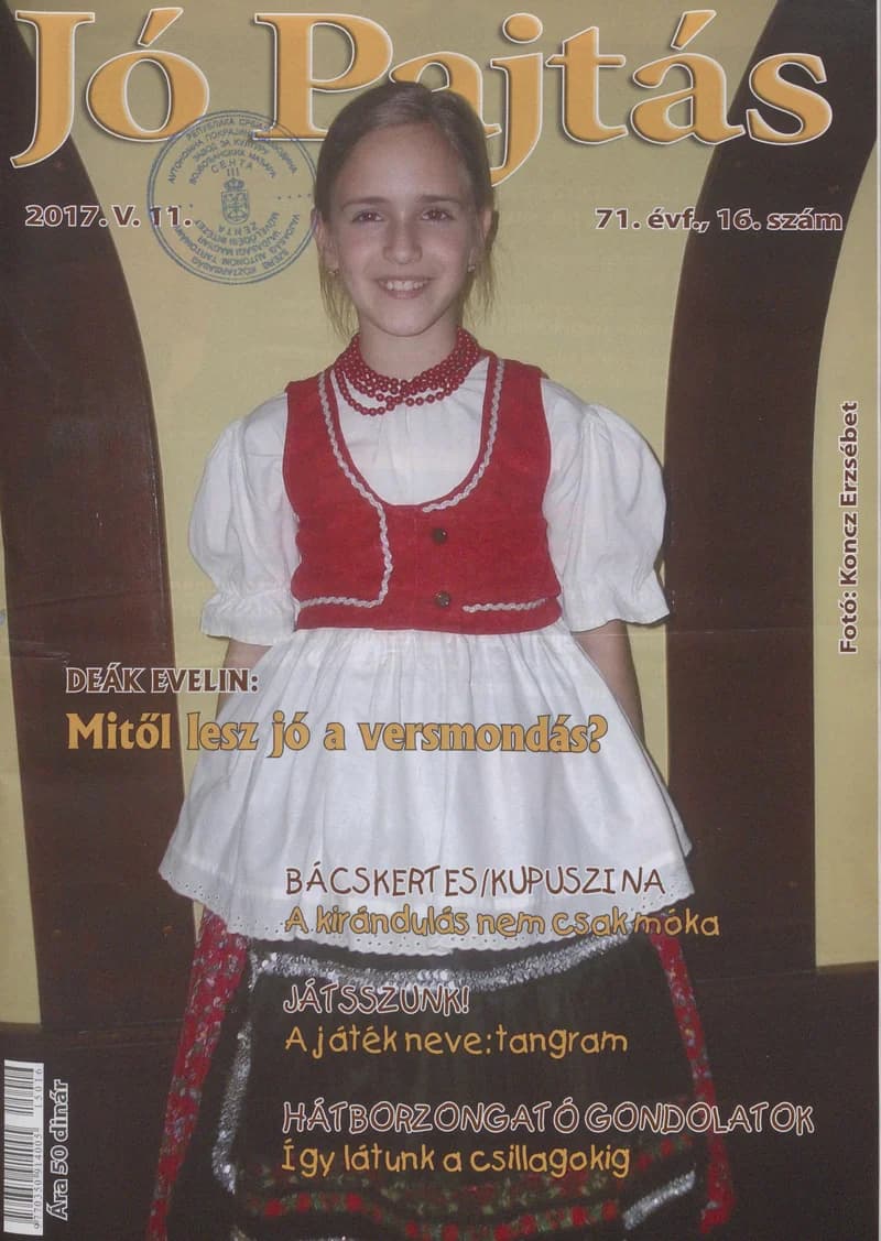 Jó Pajtás, 71. évf. 2017. május 11. 16. sz.
