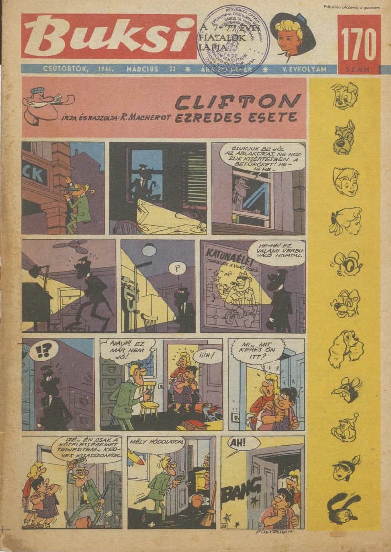 Buksi, 5. évf. 1961. március 23. 170. sz.