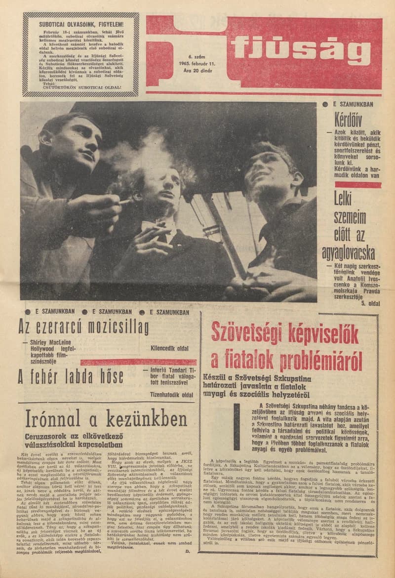Ifjúság, 21. évf. 1965. február 11. 6. sz.