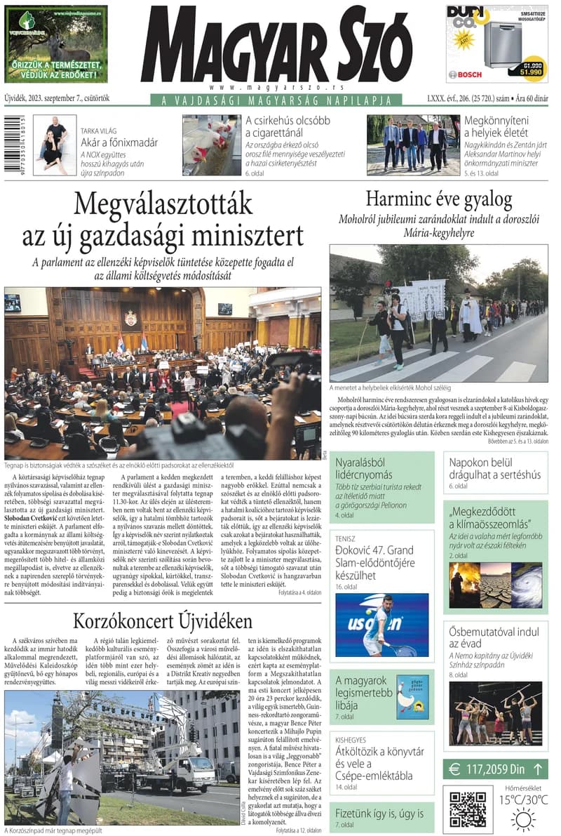 Magyar Szó, 80. évf. 2023. szeptember 7. 206. sz. 1–20. oldal