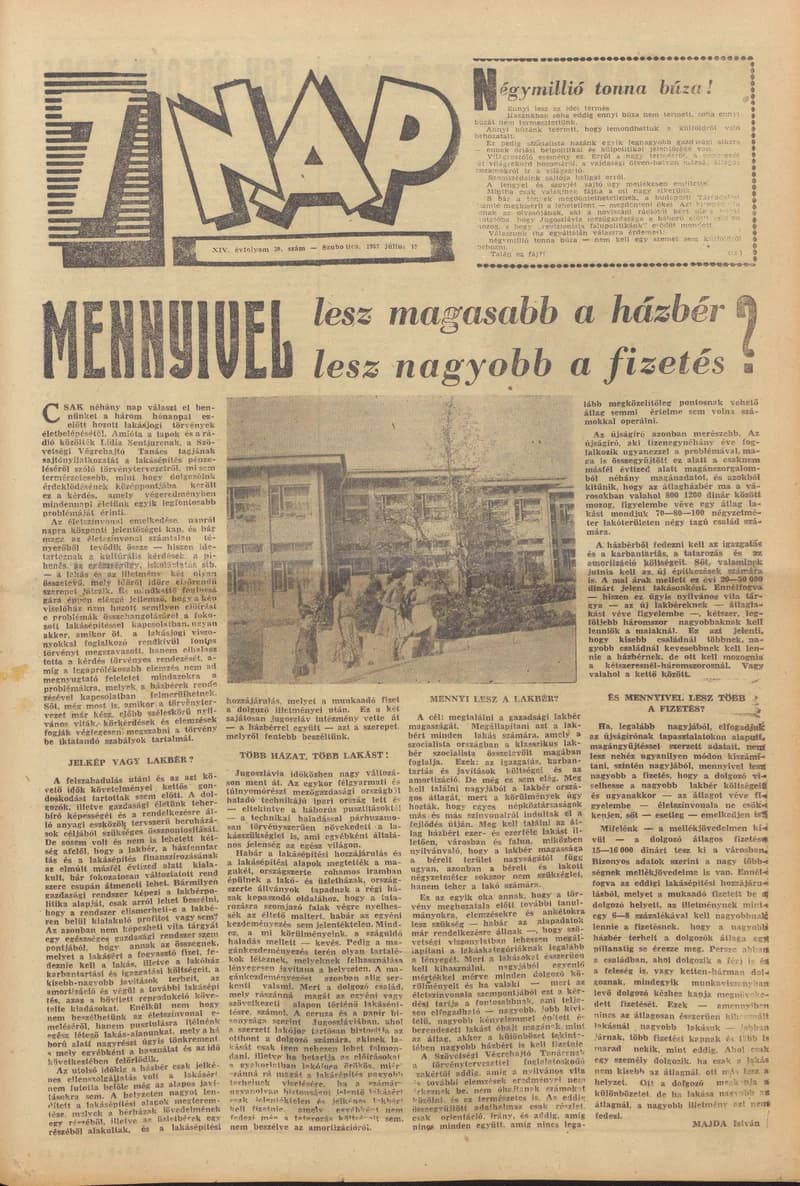 7 Nap, 14. évf. 1959. július 19. 30. sz. 1–20. oldal
