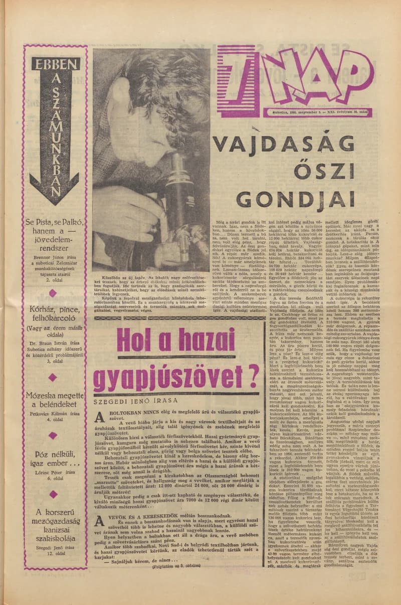 7 Nap, 21. évf. 1966. szeptember 2. 36. sz. 1–20. oldal